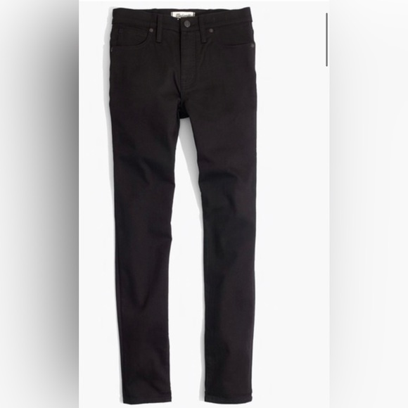 MADEWELL 9” HIGH RISE SKINNY BLACK SIZE 27 - Picture 6 of 11